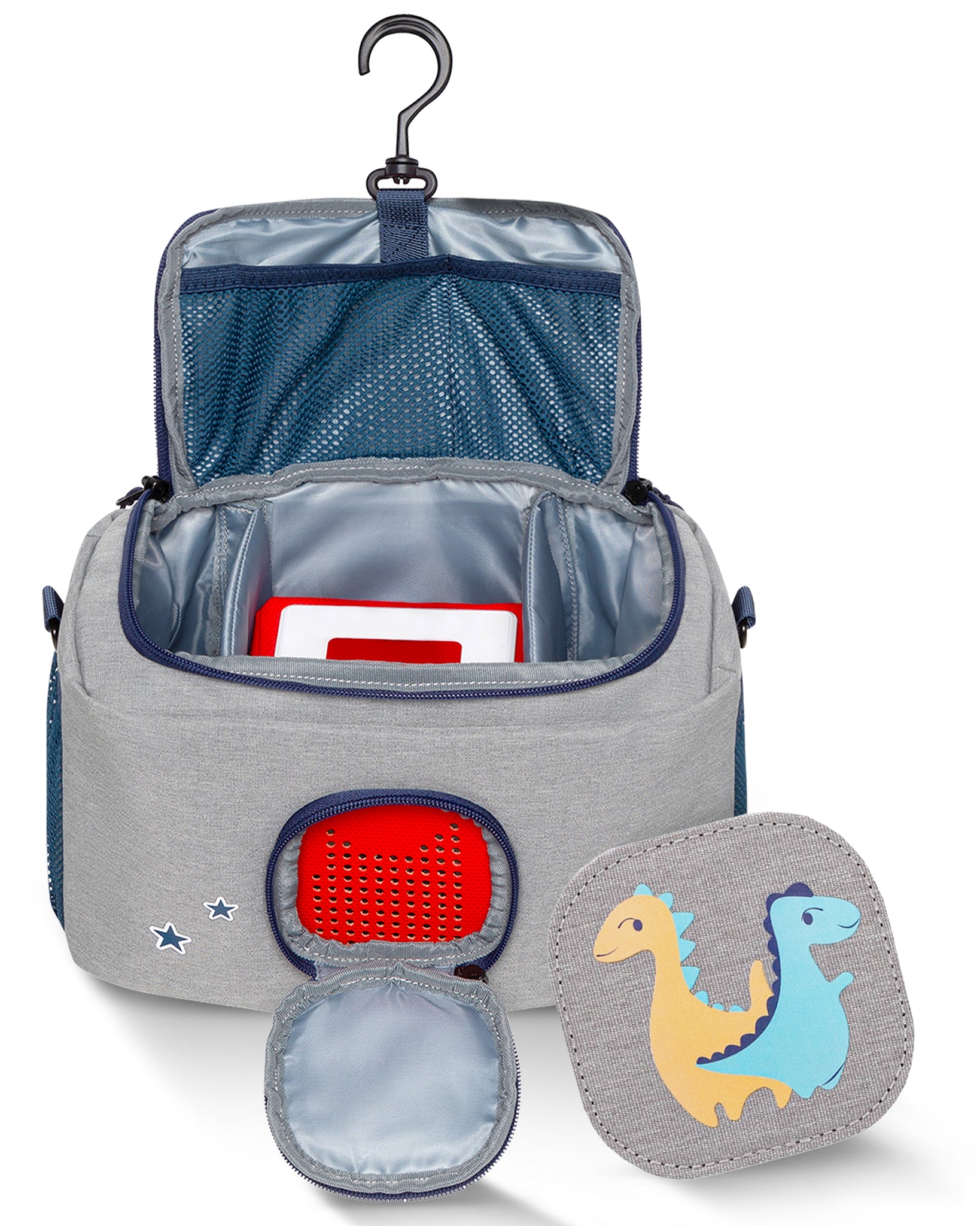 Toniebox Tasche Dino Design - Transporttasche Für Box & 15 Figuren