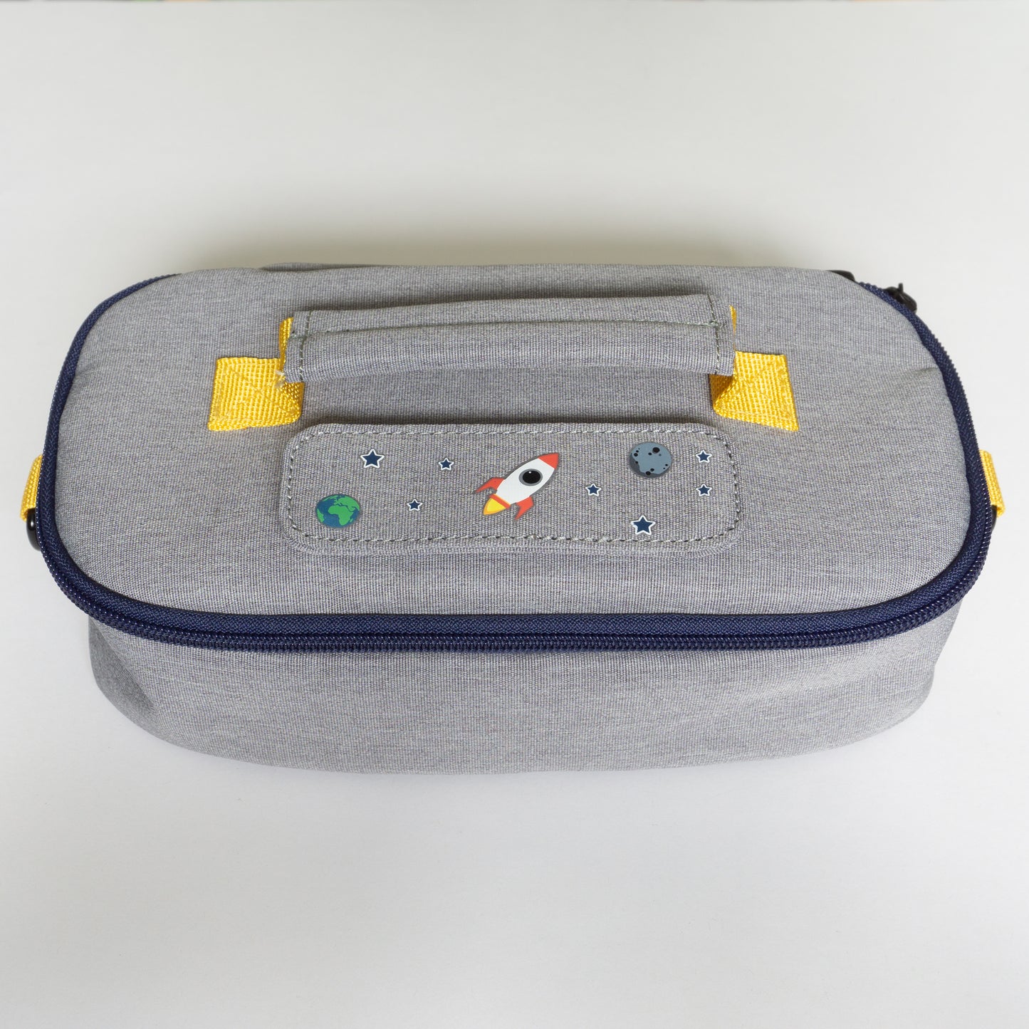 Kulturbeutel für Kinder zum Aufhängen, Rakete, Dino