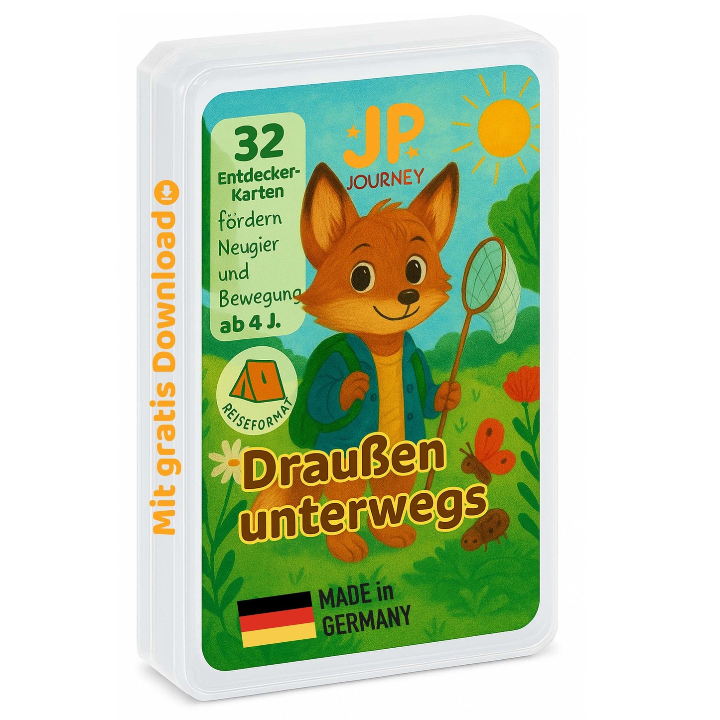 32 Entdeckerkarten für Kinder von 4 -7 Jahren