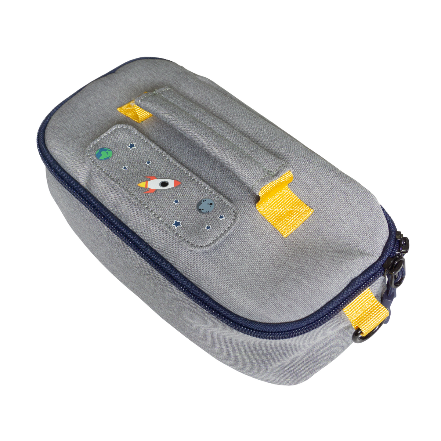 Kulturbeutel für Kinder zum Aufhängen, Rakete, Dino