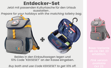 Load image into Gallery viewer, Kinderrucksack Jungen ab 4 Jahren, Kindergarten und Freizeit, Brustgurt und Trennfach
