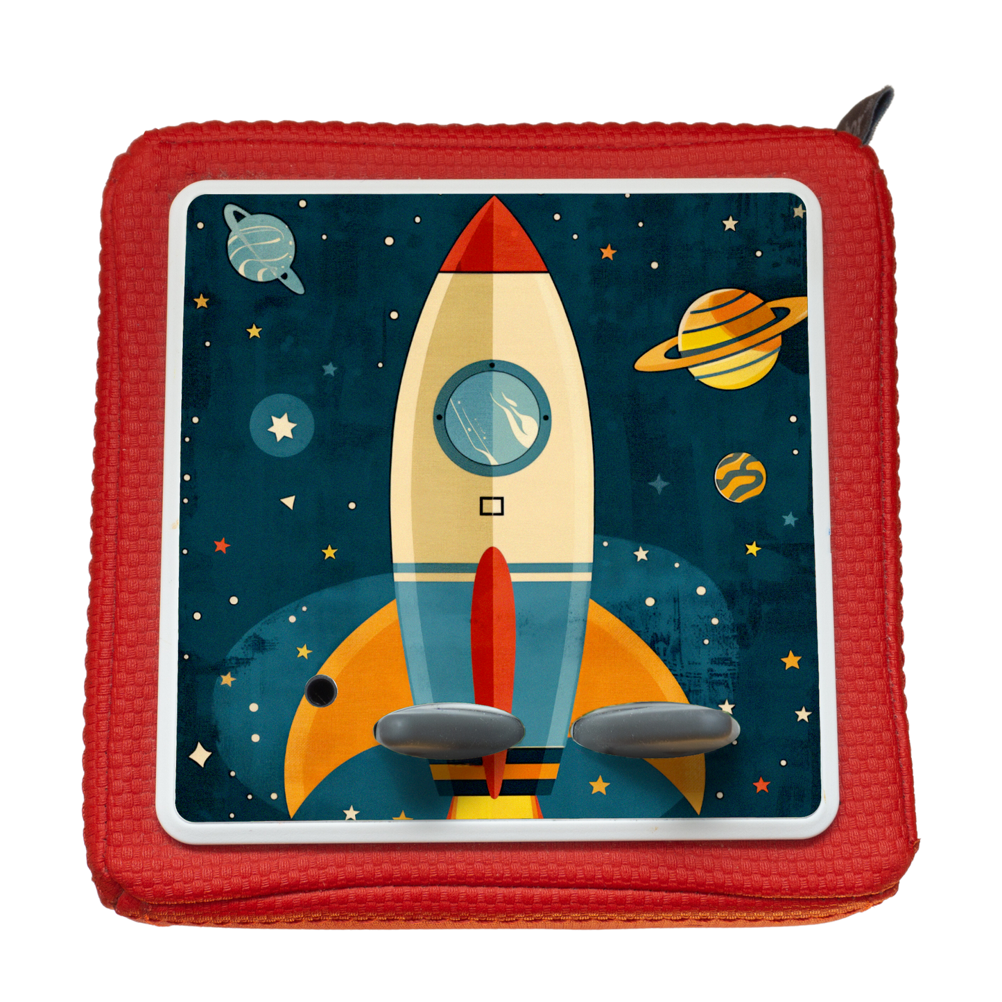 Schutzfolie für Toniebox 1 – Regenbogen, Rakete, Weltkarte und andere Aufkleber